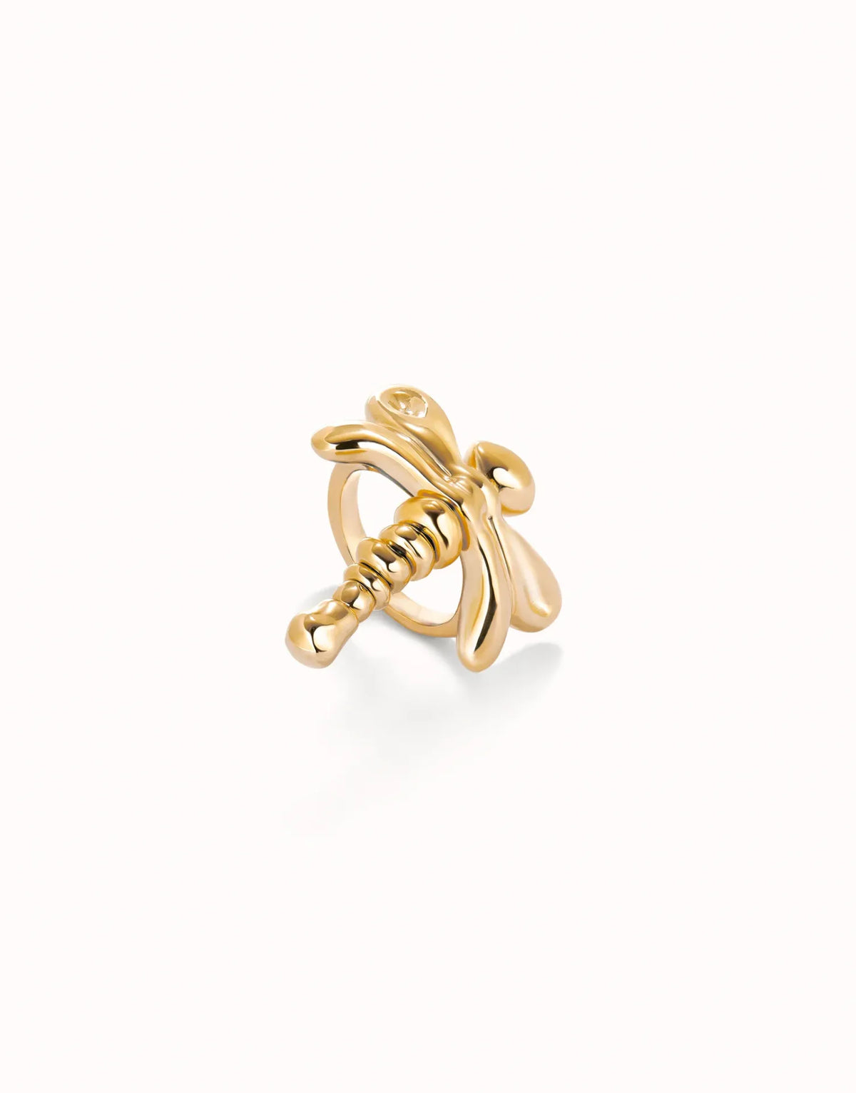 Dragonfly 18ct Gold Plated Ring