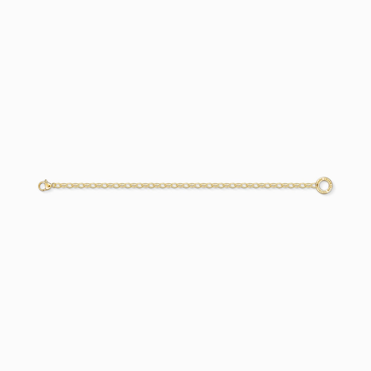 Charm Bracelet Small Linked Gold Plate 