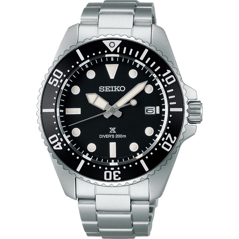 Seiko Prospex Solar Diver’s in Pure Black