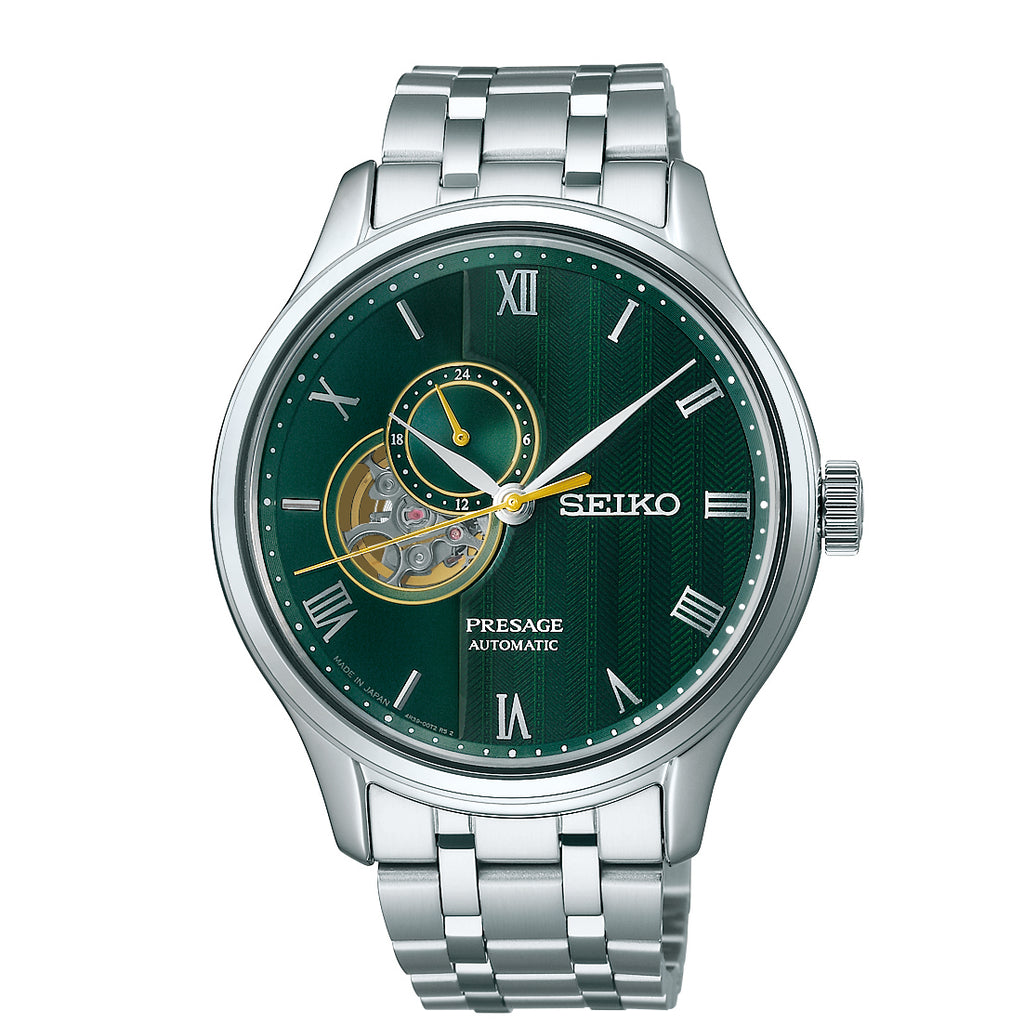 Seiko Presage ‘Japanese Zen Gardens’ in Fern green