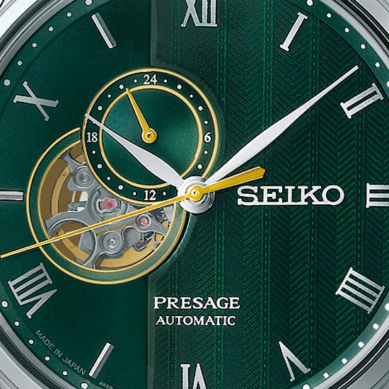 Seiko Presage ‘Japanese Zen Gardens’ in Fern green