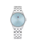 Jade Ice Blue Silver Watch