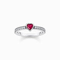 Follow Your Heart Silver Ring 