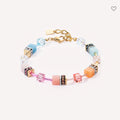 GeoCUBE Iconic Bracelet Aqua-Apricot