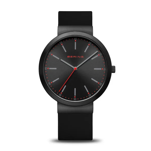 Black Silicone Watch 