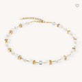 GeoCUBE® Iconic Nature Gold and White Necklace