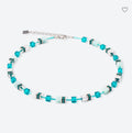 GeoCUBE® Iconic Precious Silver Green Necklace