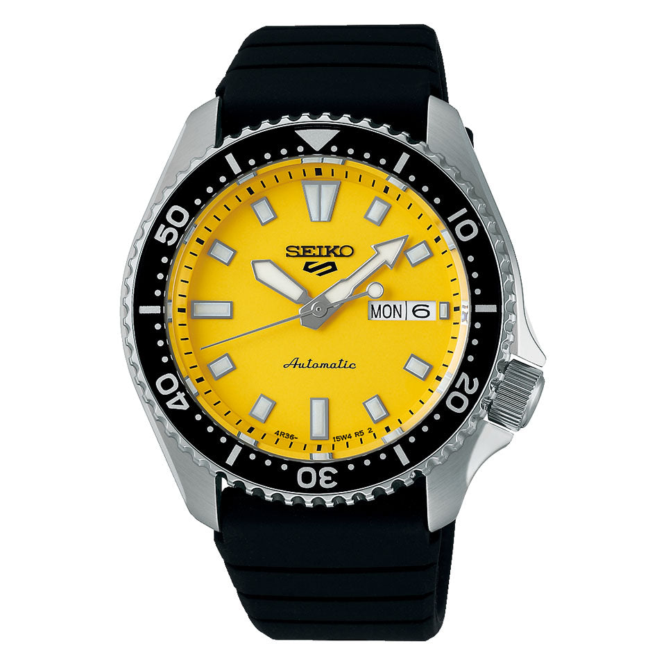Seiko 5 Sports SKX Redux in Ki-iro Yellow