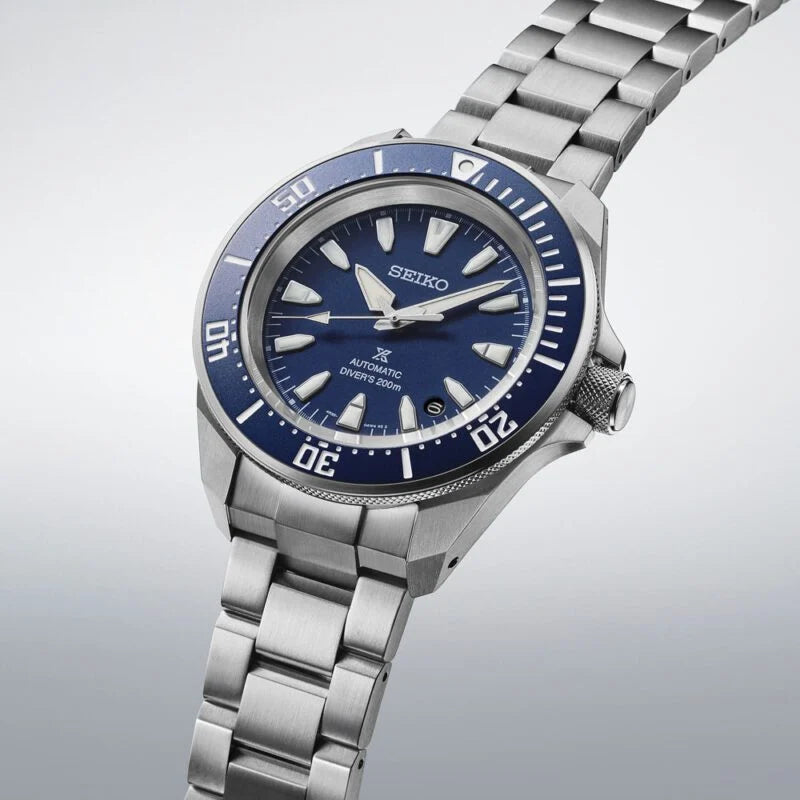 Seiko Prospex 4R Compact Mechanical Diver’s Watch in Cobalt Blue