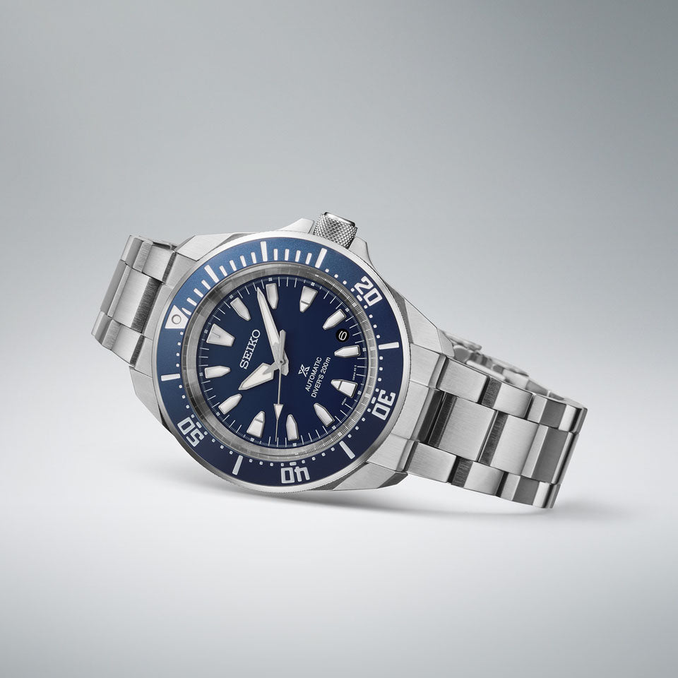 Seiko Prospex 4R Compact Mechanical Diver’s Watch in Cobalt Blue