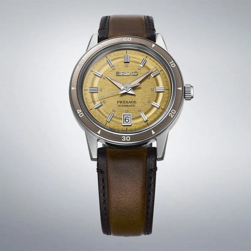 Seiko Presage Style 60s in Golden Yellow