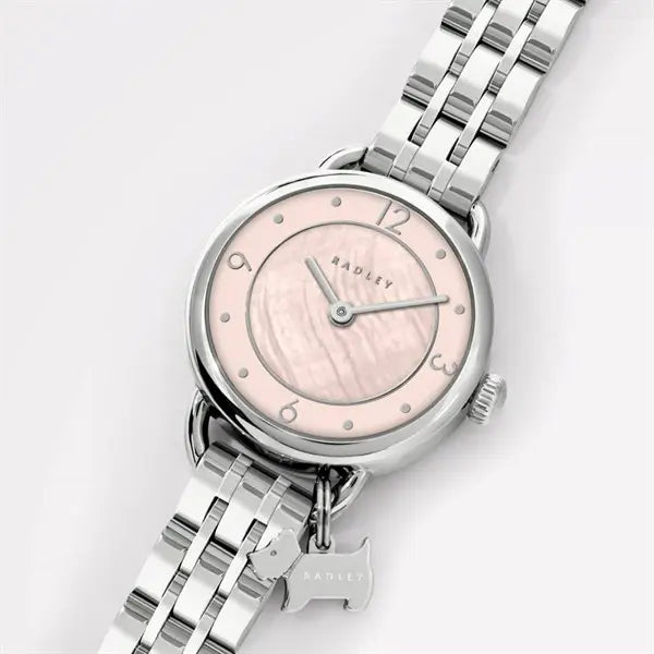 Pink Mother Of Pearl Dial Bracelet Watch