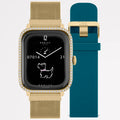 Series 20 Deepsea Blue and Gold Plate Mesh Strap Set 