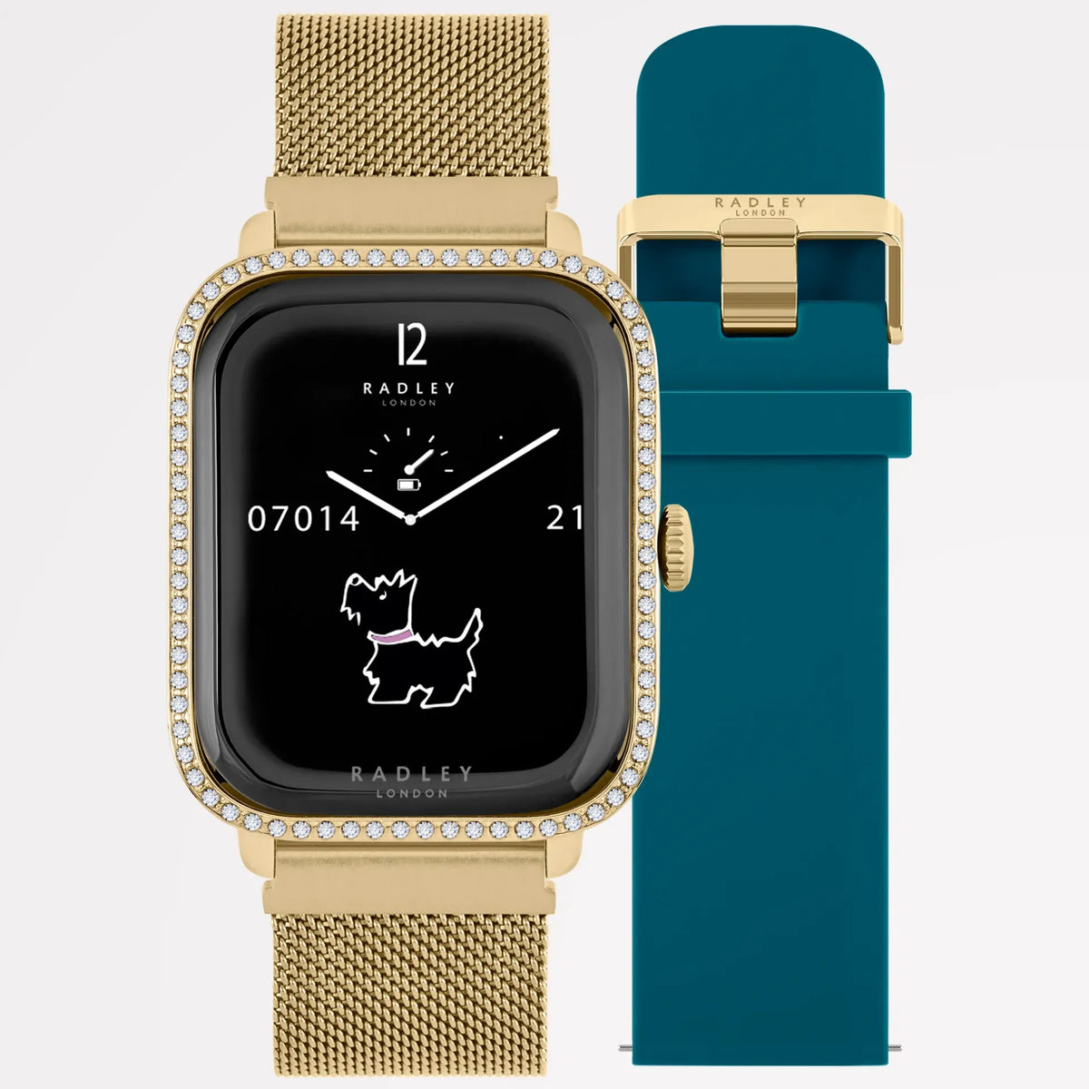 Series 20 Deepsea Blue and Gold Plate Mesh Strap Set 