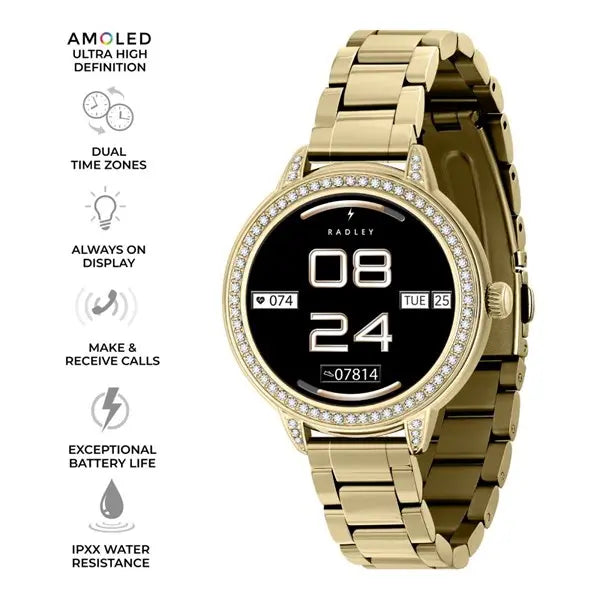 Series 33 Gold Plated Amoled Smart Watch