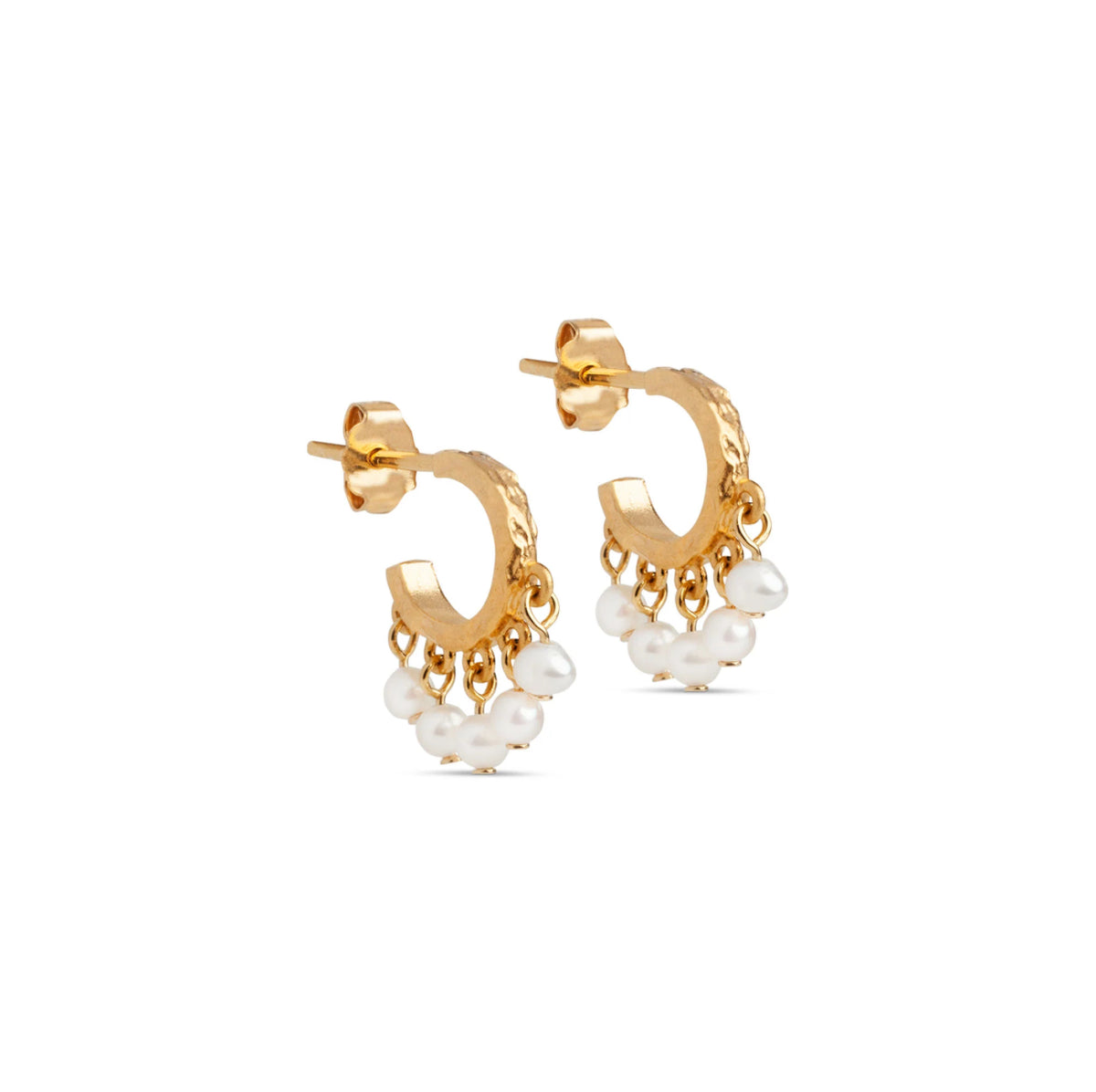 Astrid Earrings with Pearls