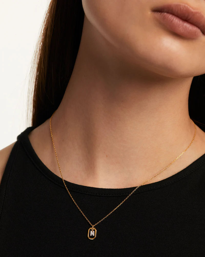 Mini Letter N Necklace 