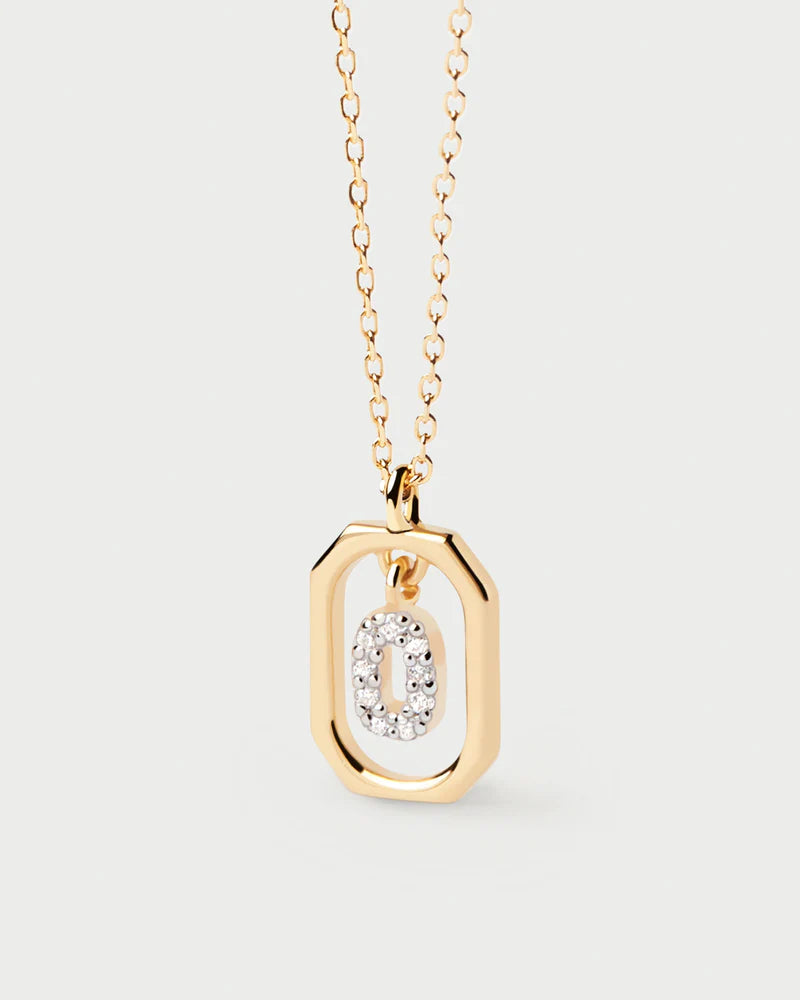 Mini Letter O Necklace