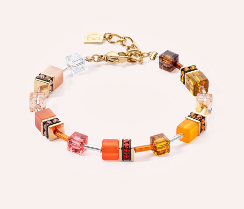 GeoCUBE® Iconic bracelet Sunset gold