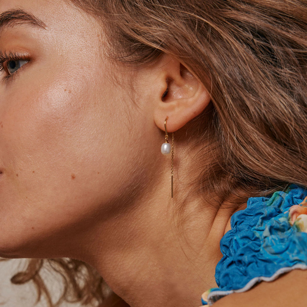 Pearl Eleanor Drop Earrings