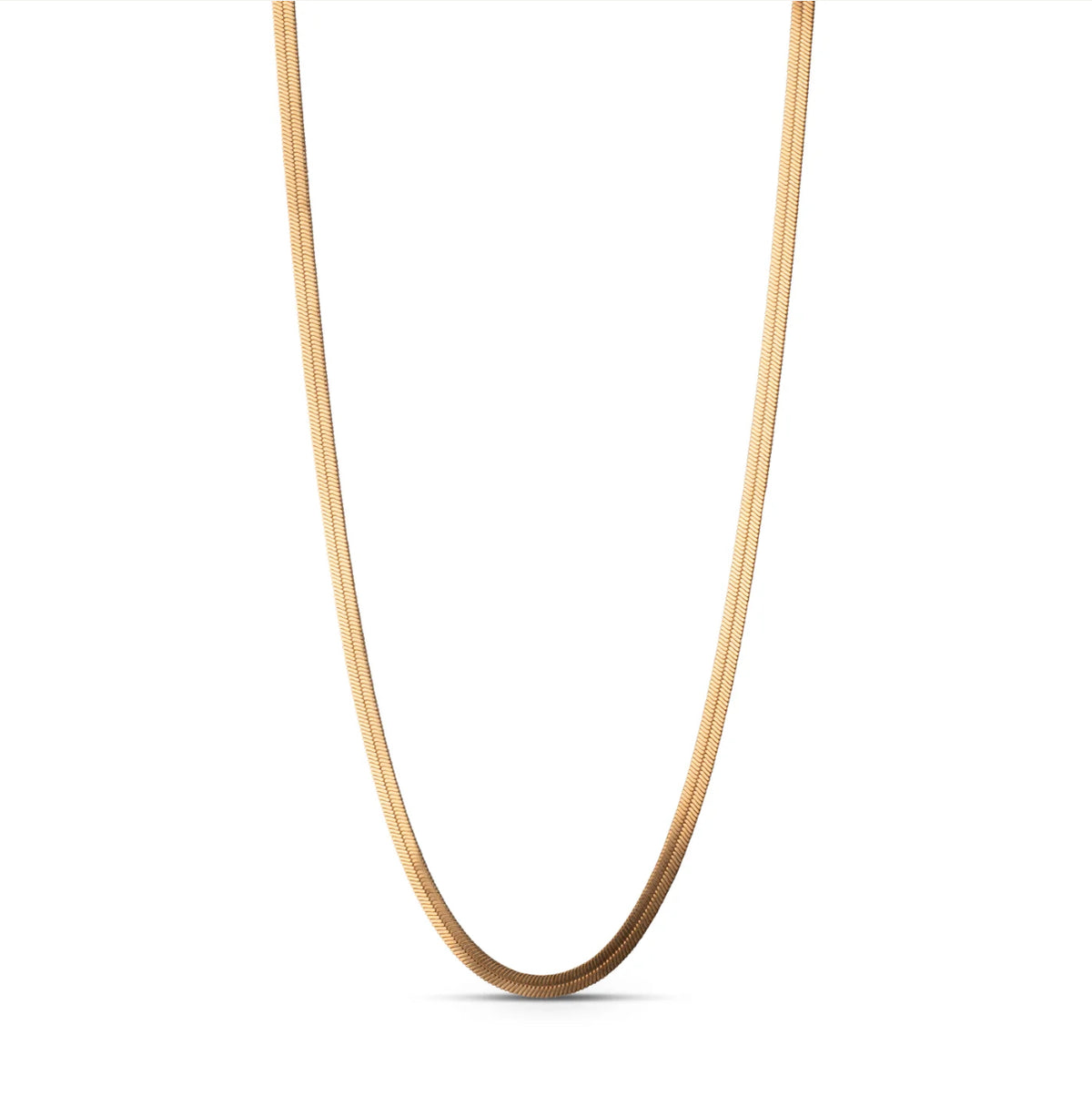 Flat Snake Chain Necklace