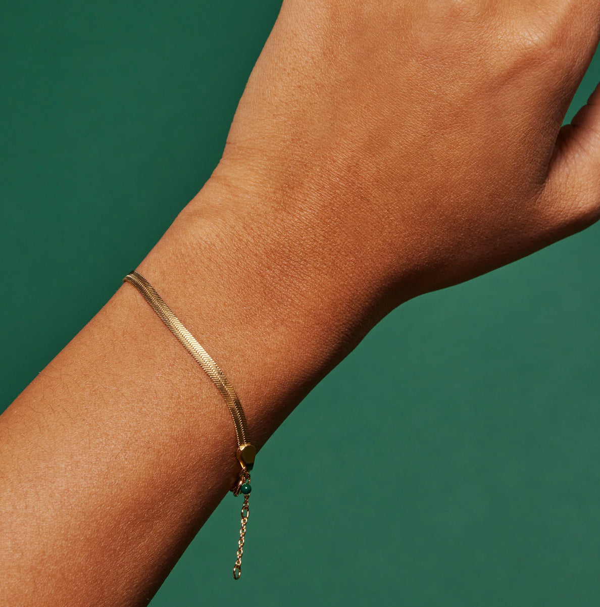 Flat Snake Chain Bracelet