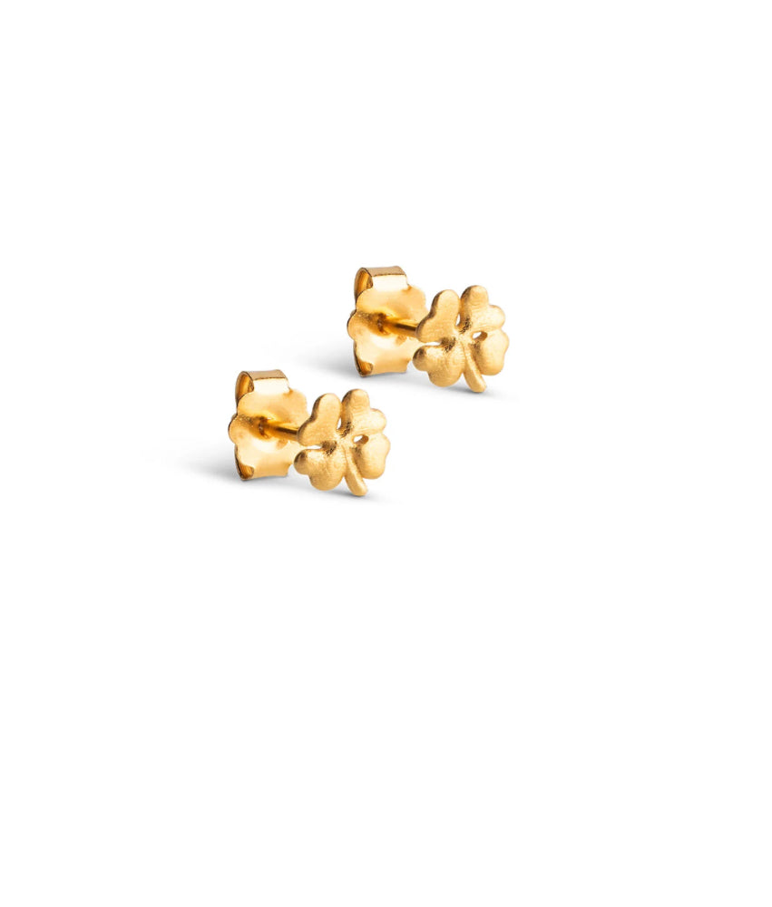 Organic Clover Mini Studs