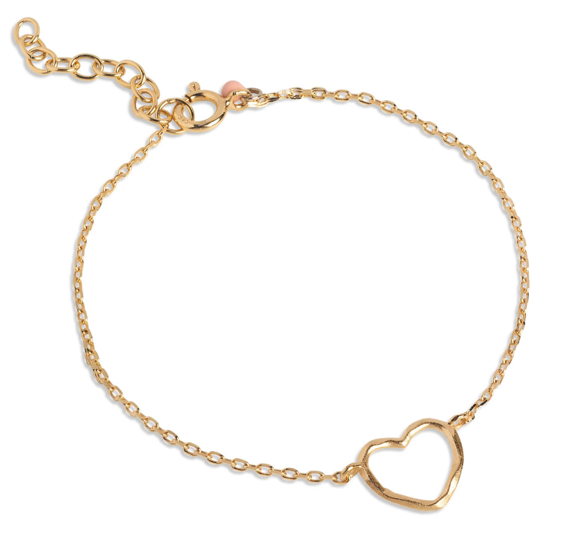 Organic Heart Bracelet