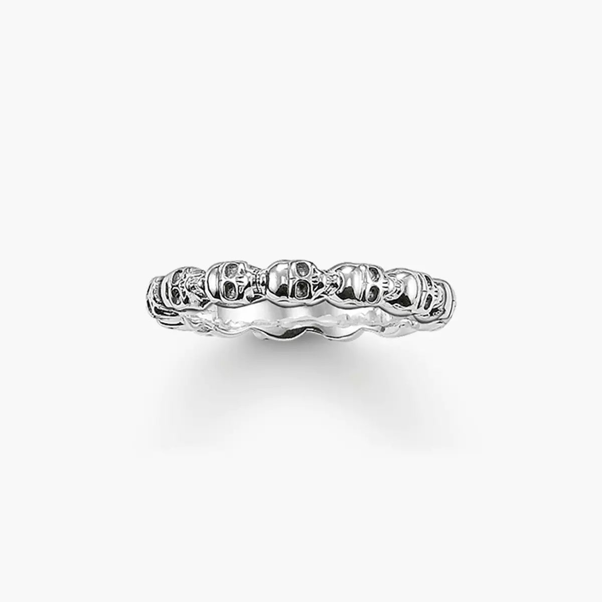 Ring skull silver