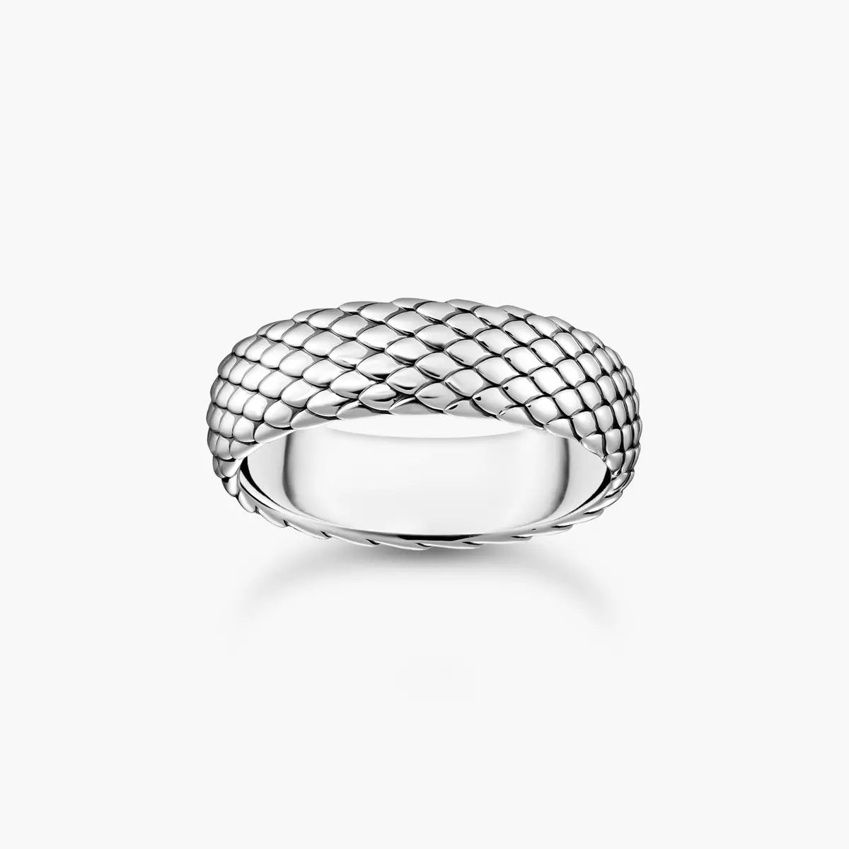 Silver snake ring