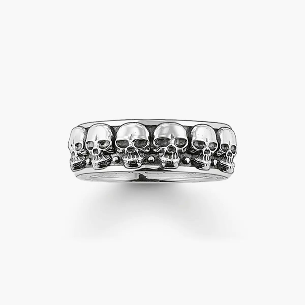 Skull ring silver