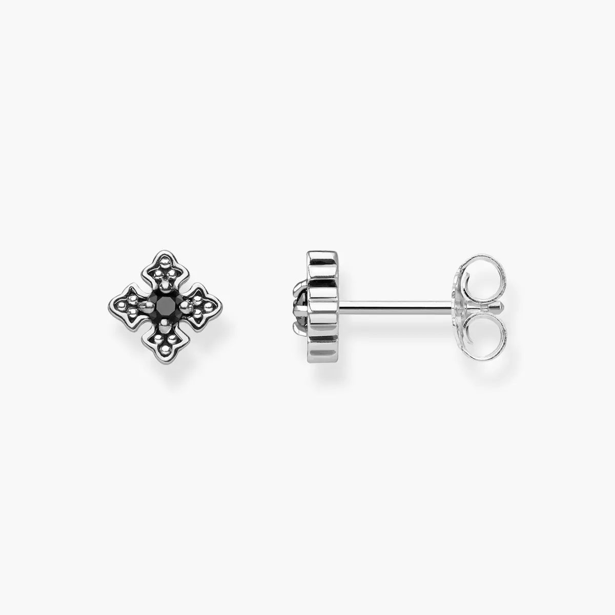 Ear studs royalty black