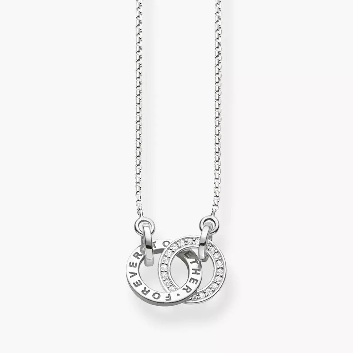 Forever together necklace silver
