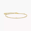 Zirconia stones gold plated bracelet 