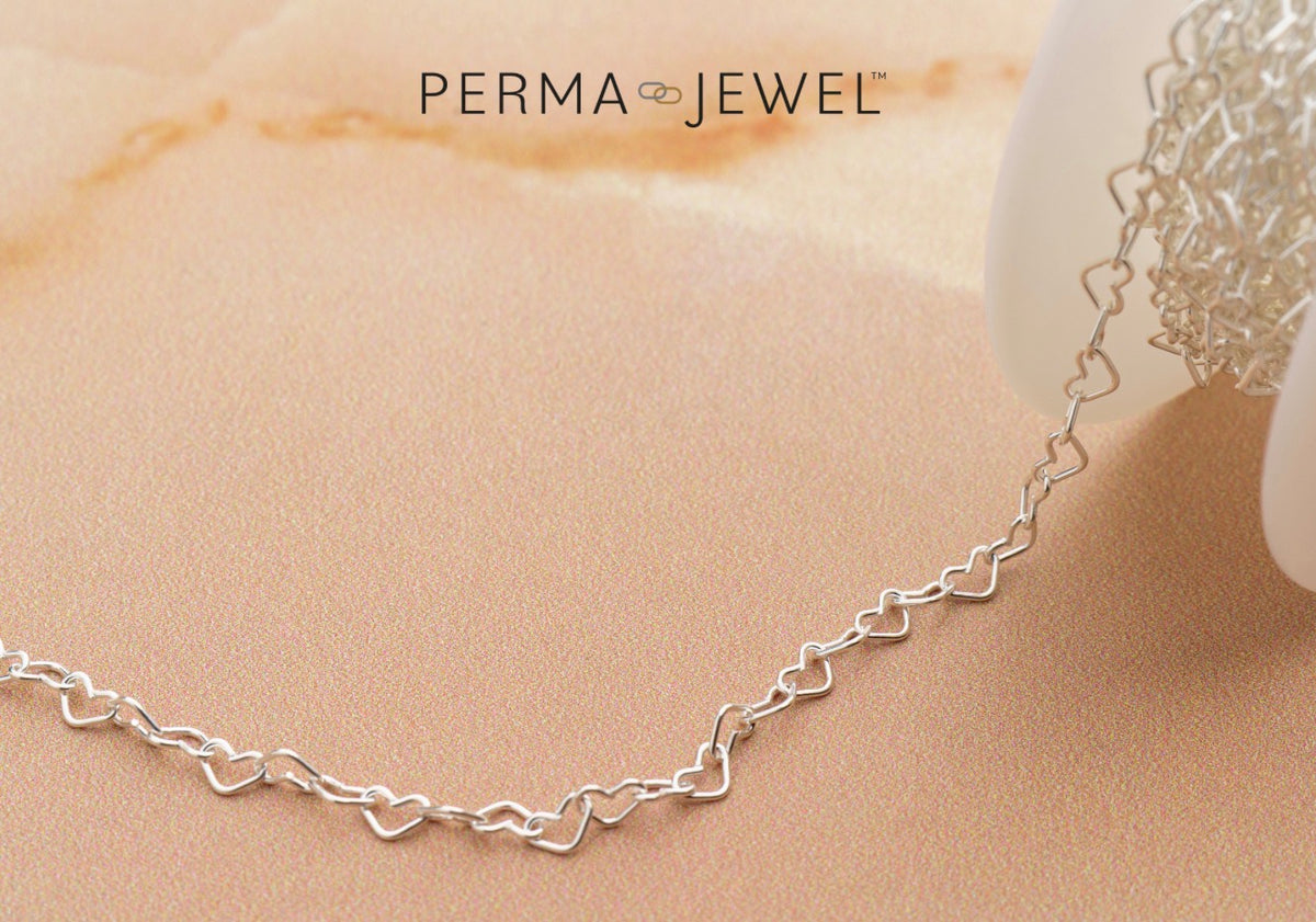 Heart link 3.2mm sterling silver 925