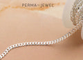 Curb chain 925 sterling silver