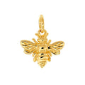 14K Yellow Gold Vermeil Honey Bee Charm