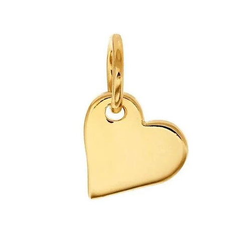 14CT Yellow Gold Vermeil Heart Charm