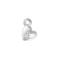 heart of gold charm 925 silver