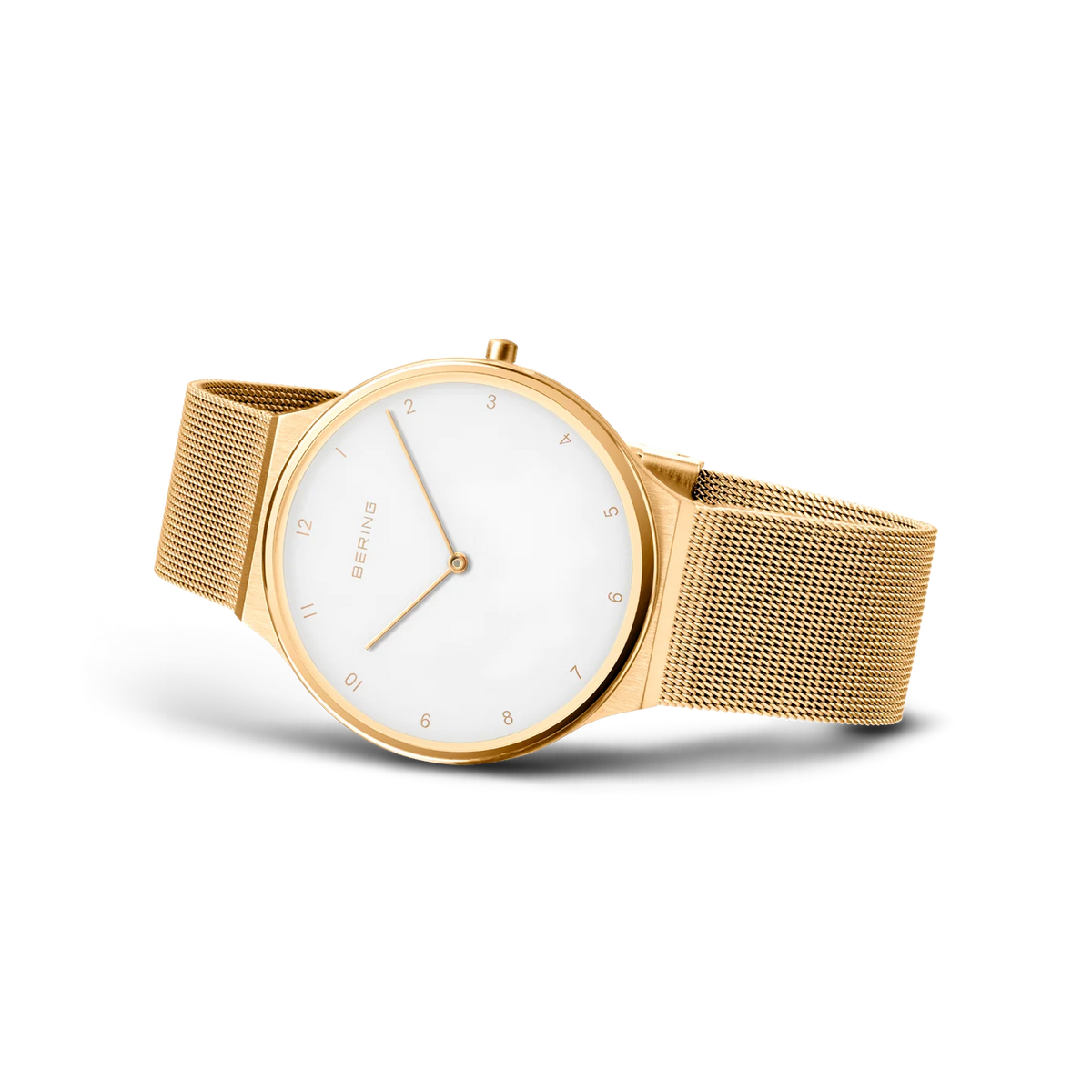Ultra Slim Numerical Watch Gold