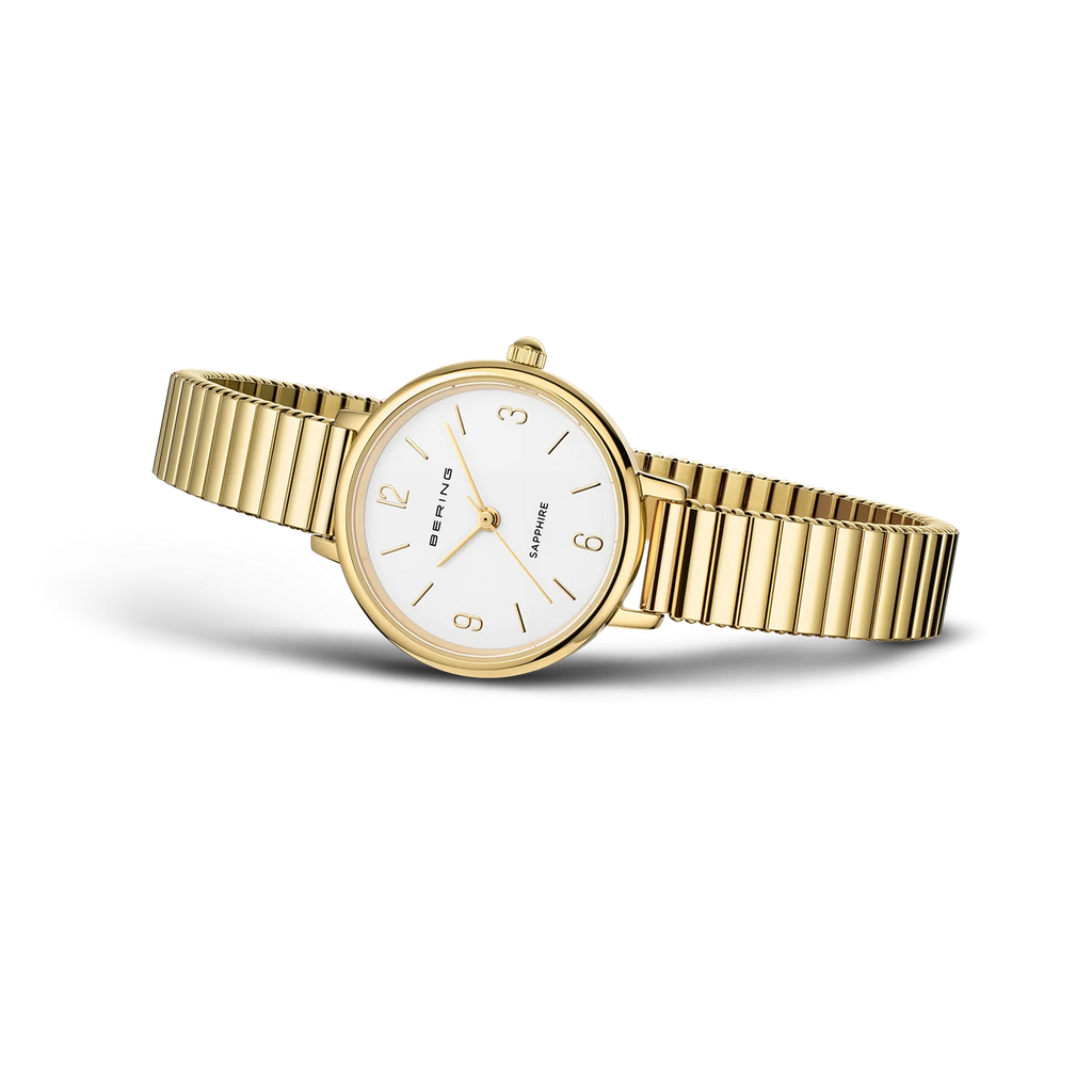 Numerical Link Watch Gold