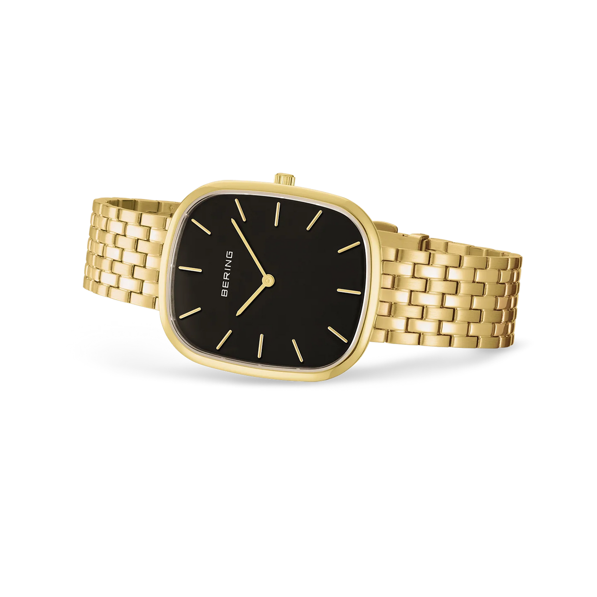Square Link Watch Black - 12532-732