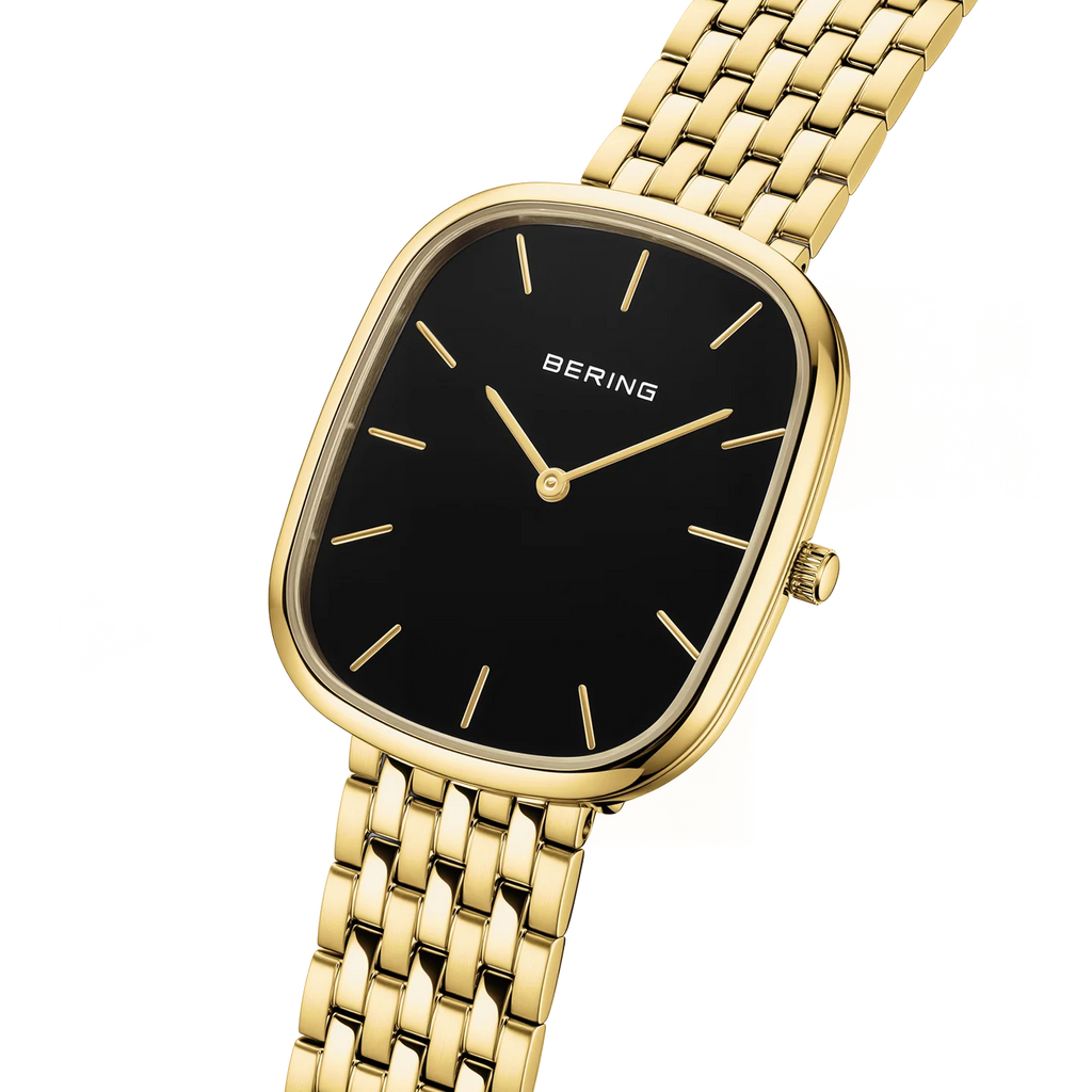 Square Link Watch Black - 12532-732