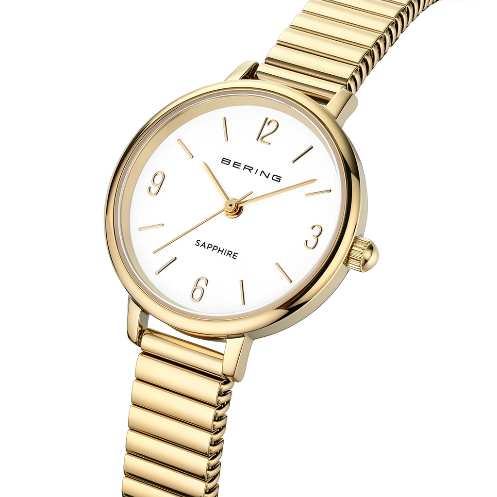 Numerical Link Watch Gold
