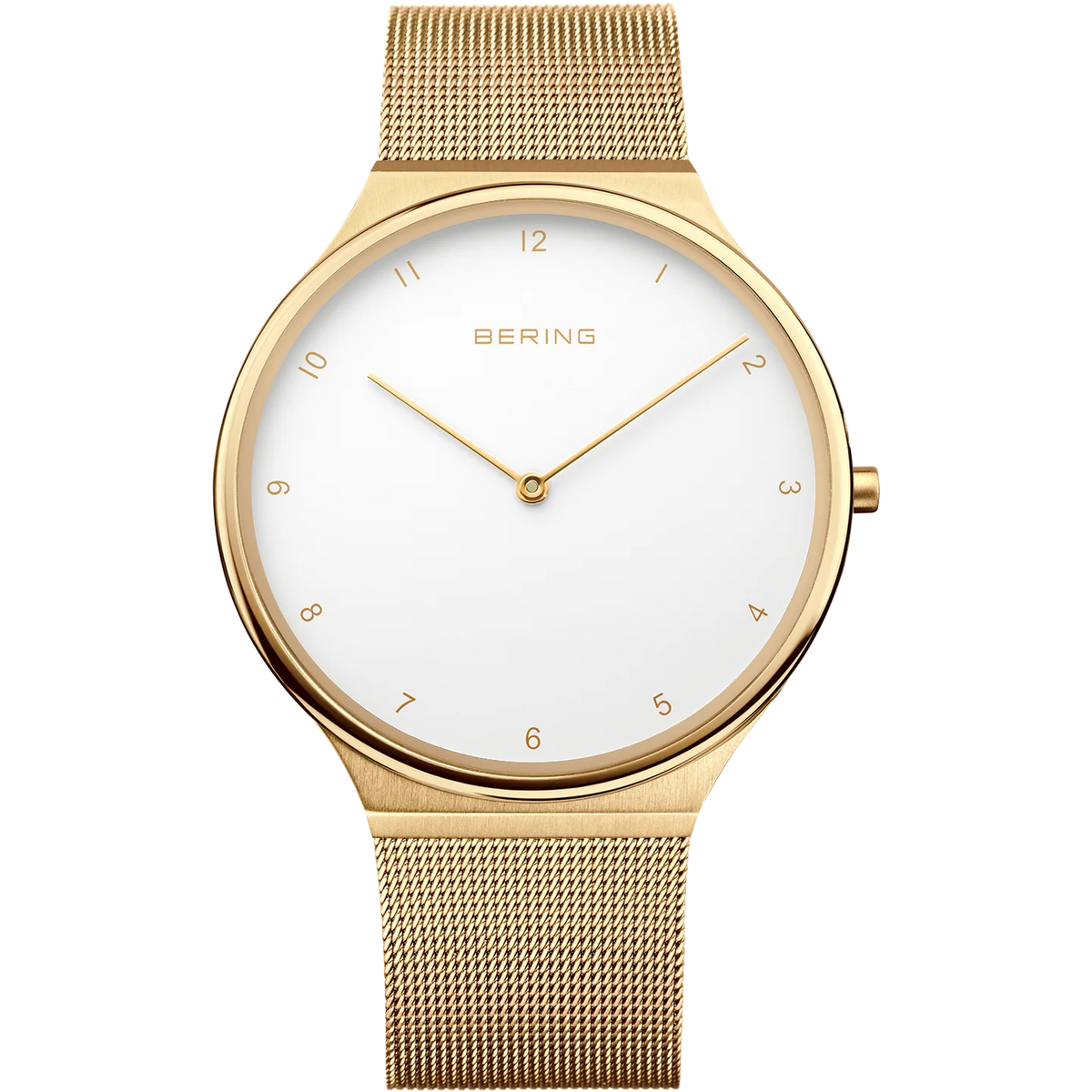 Ultra Slim Numerical Watch Gold