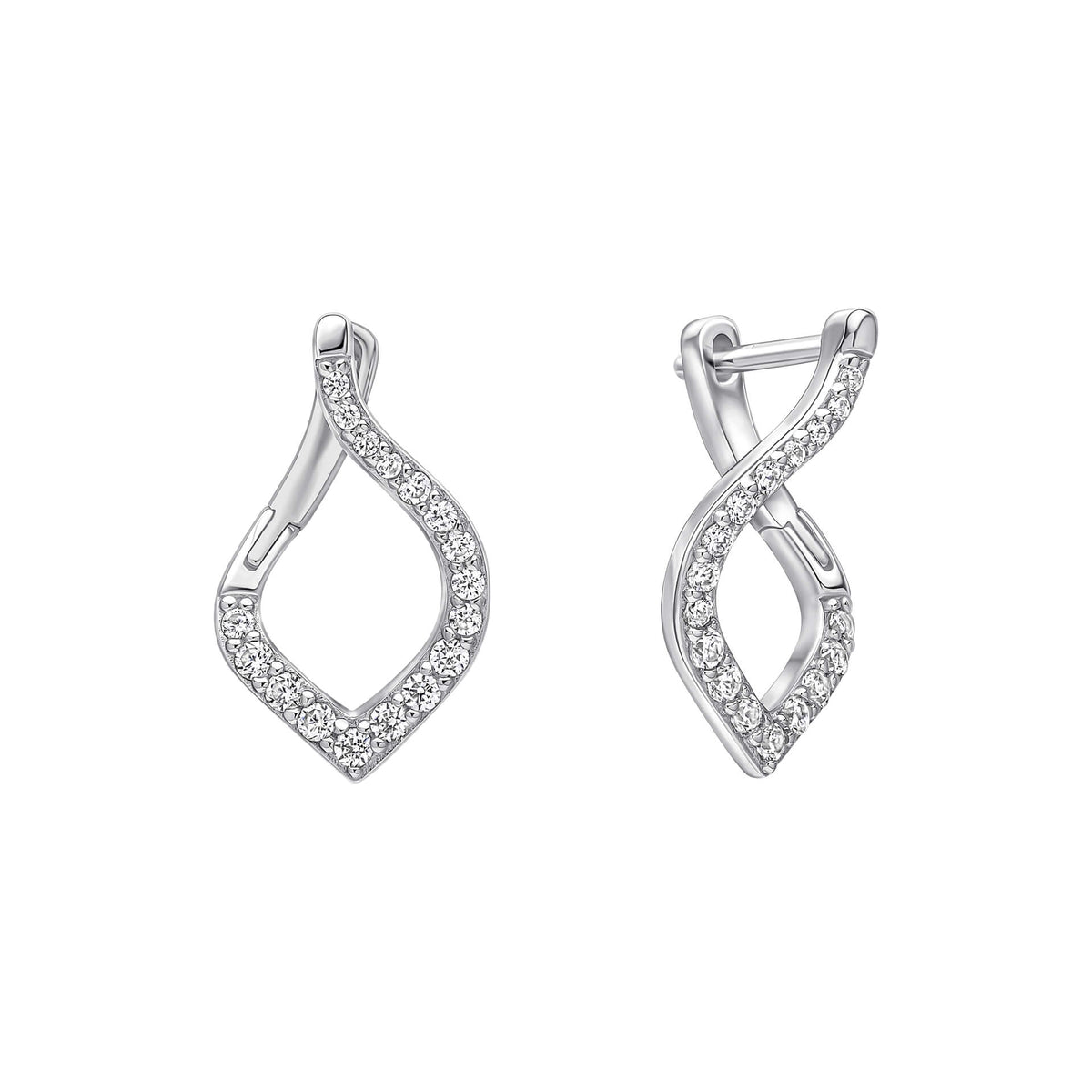 Diamonfire Cluster Cut Out Earrings