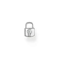 SILVER LOCK EAR STUD SINGLE