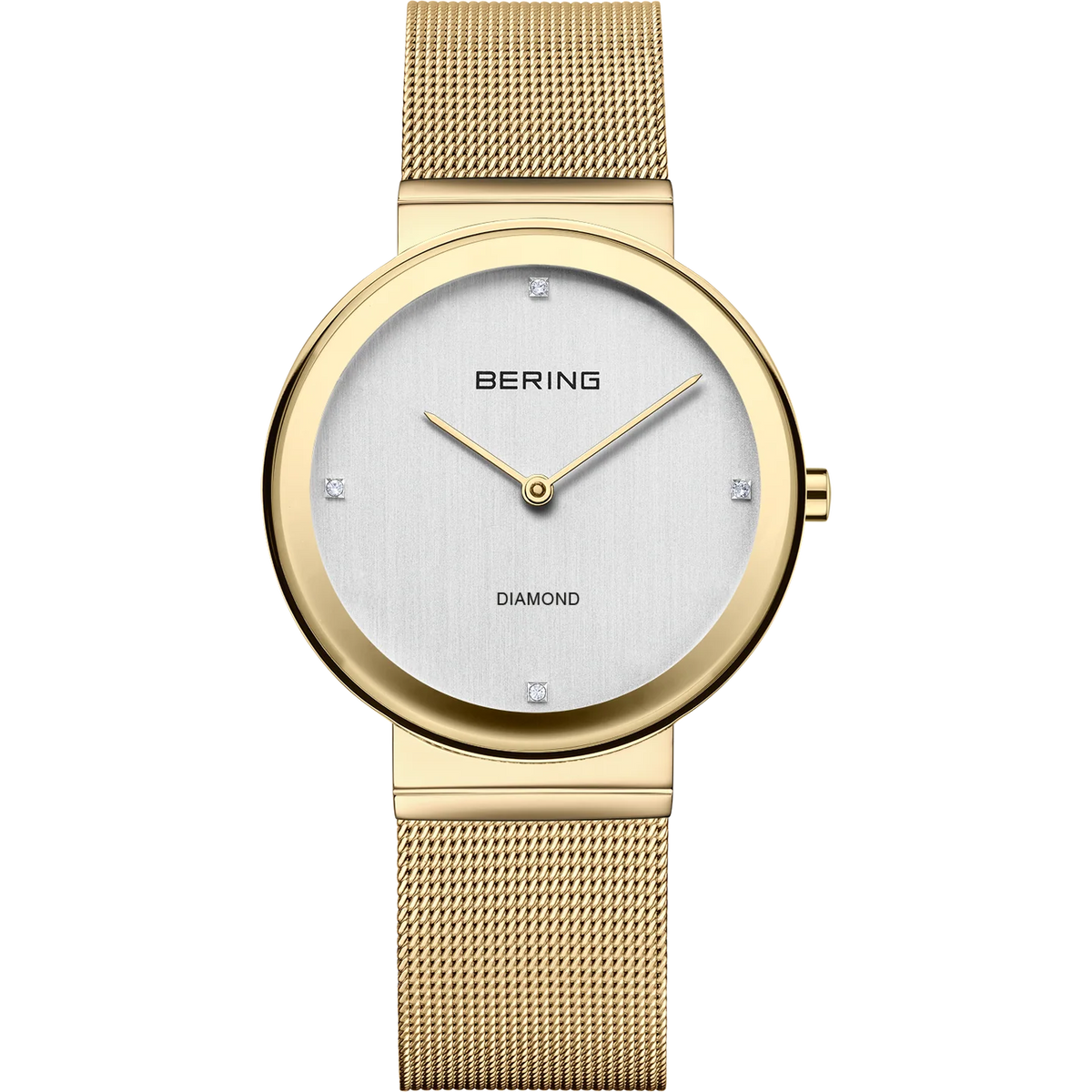 Diamond Mesh Watch Gold