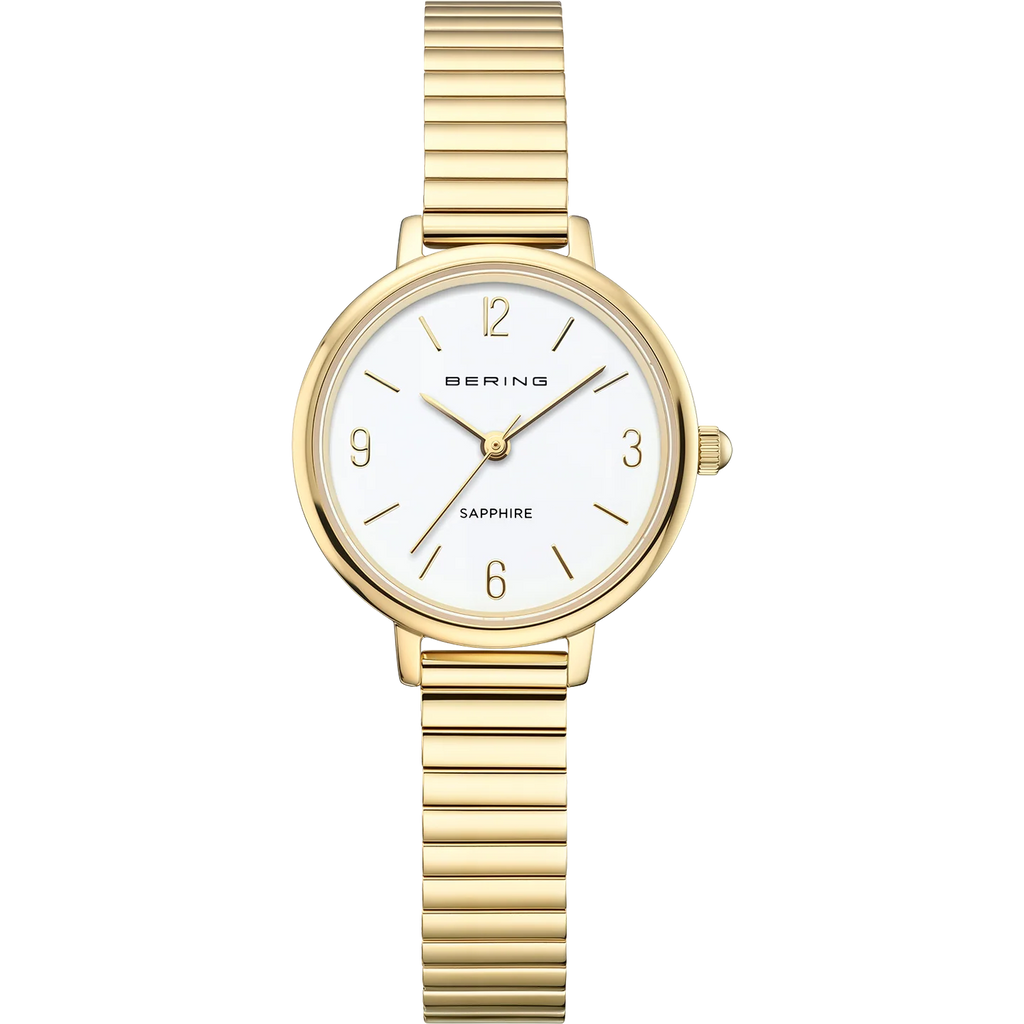 Numerical Link Watch Gold