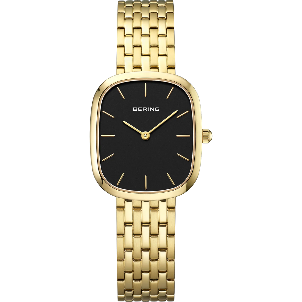 Rectangular Link Watch Black